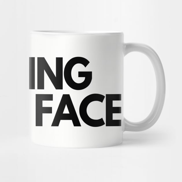 Resting Beard Face by Litehouse Tees